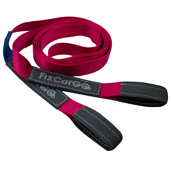 Трос буксировочный динамический, 50 мм, 5 т, 5 м. Трос буксировочный динамический, 50 мм, 5 т, 5 м.